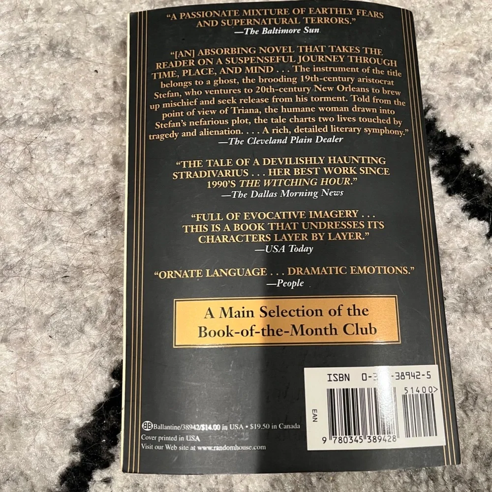 Anne Rice- Violin paperback - Picture 3 of 3